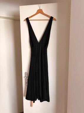 Reformation Blue Midi Dress Black Size XS